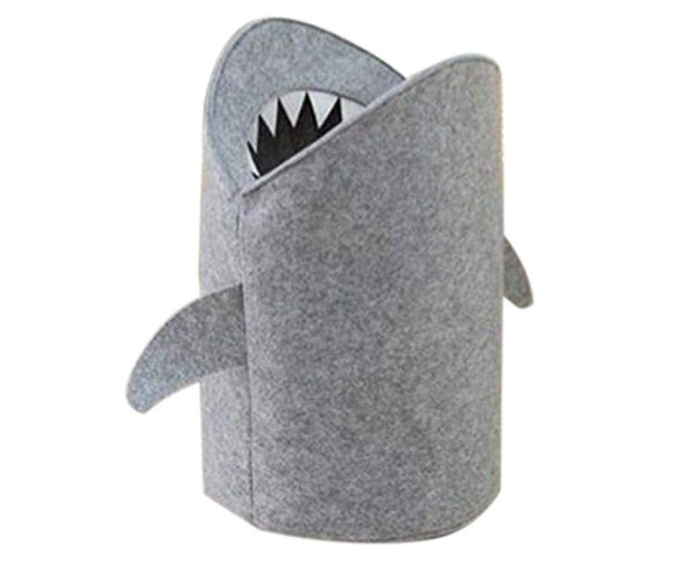 Wholesale Laundry Basket Animal Shark Basket Stackable Felt Laundry Basket