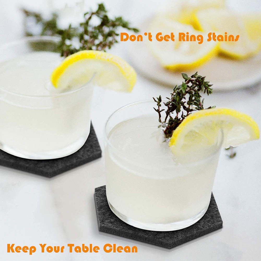 Kitchen Heat Resistant Waterproof Placemat Absorbent Felt Place Mat