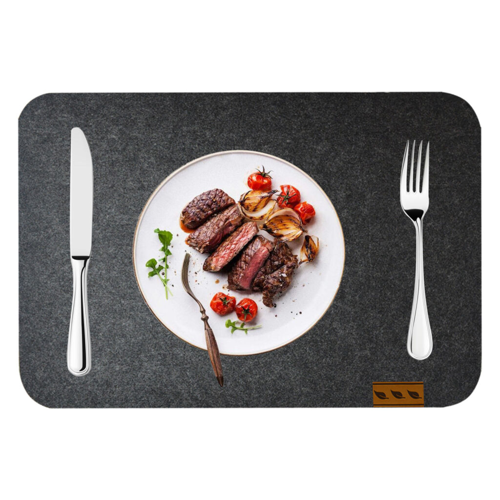 Heat Resistant Absorbent Table Place Mats Felt Placemats