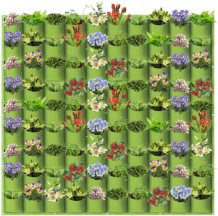 Pockets Vertical Wall Hanging Grow Bags