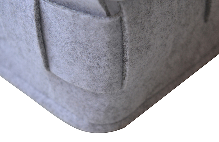 Foldable Felt Laundry Storage Basket Hamper