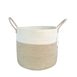 Buy Wholesale China 3-pack Cotton Rope Cube Shelf Storage Baskets