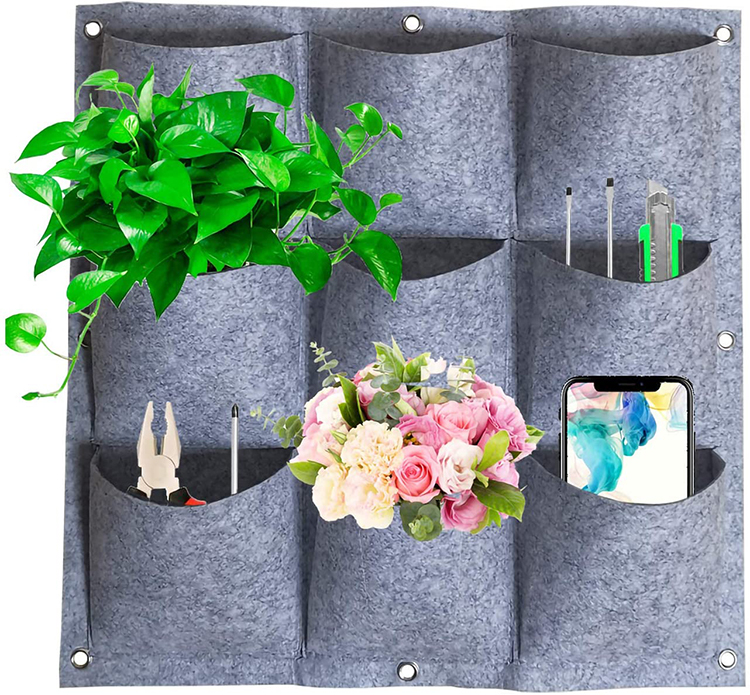 Pocket Wall Hanging Vertical Planter Plant Grow Bag